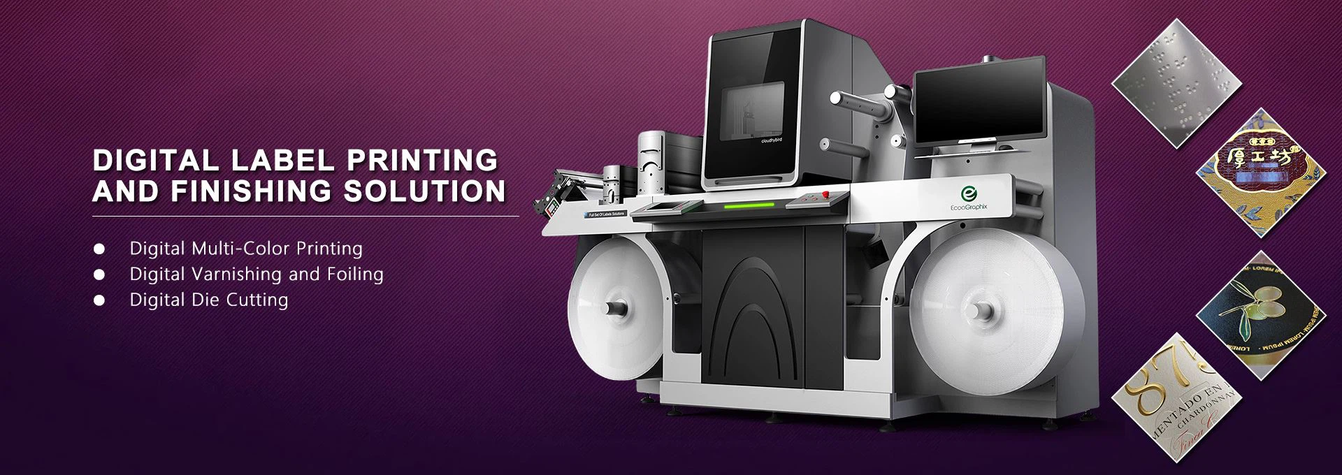 Digital Inkjet Printing Machine for Labels Texitile packages