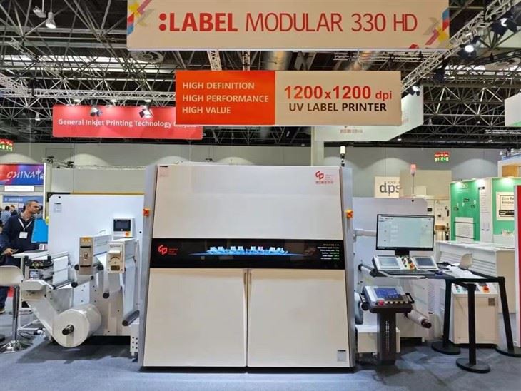 Mesin Percetakan dan Pernis Label Digital Hibrida